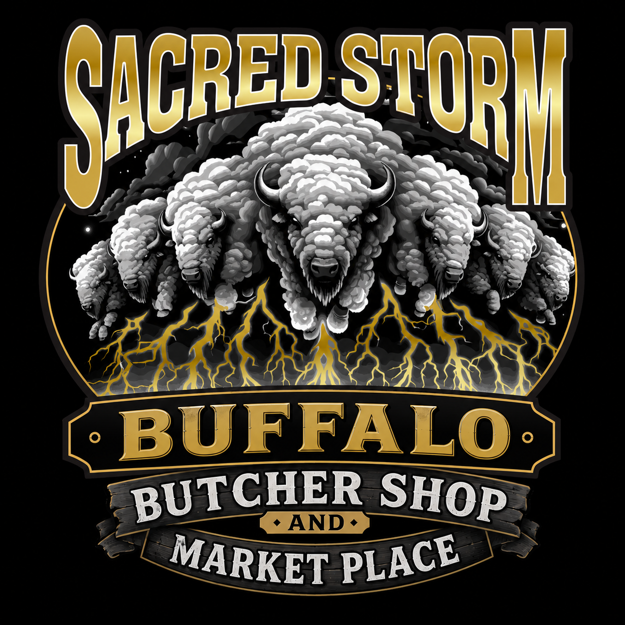 Sacred Storm Butcher Shop & Marketplace logo